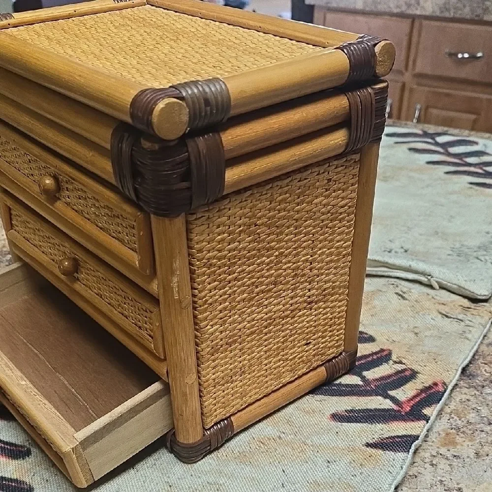 Bamboo vintage woven
